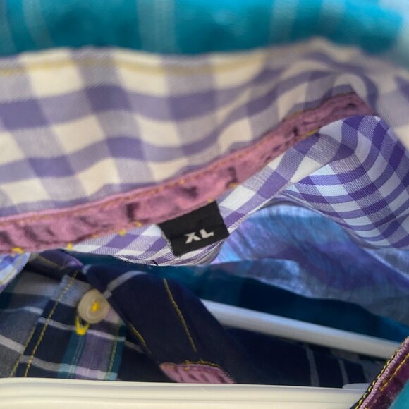 Arnold Zimberg Checked Button Down Shirt - Picture 5 of 5